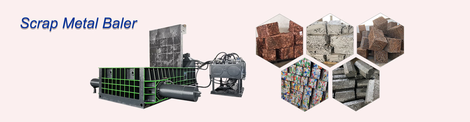 Schrott Ballenpresse Maschine