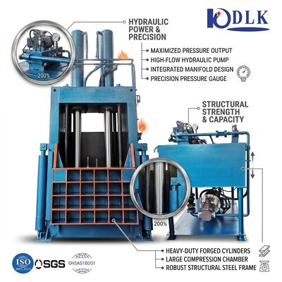 500Ton Heavy Duty Multi Metal Hydraulic Scrap Baling Press Machine for Industrial Recycling