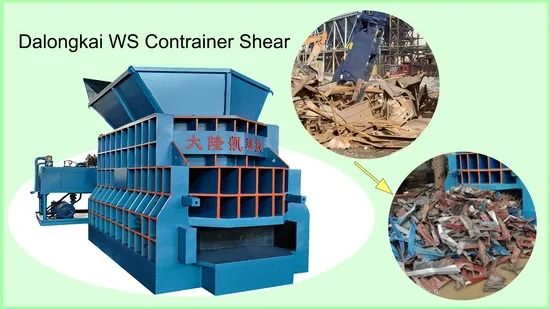 WS-630 Customizable Gantry Shear with 6300kn Max Cutting Force and 1400mm Blade Length for Scrap Metal Processing