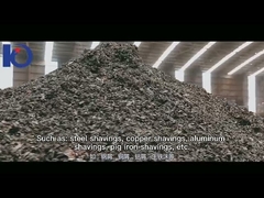 Double Cylinder Metal Briquetting Press High Production High Density